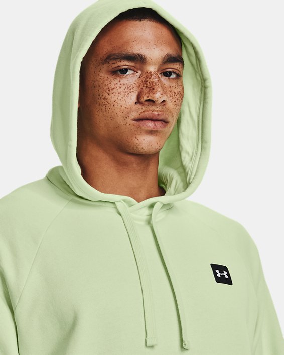 Under armour rival fleece box logo hoodie men sports fitness hoody jumper 